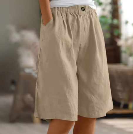 Mevira – Con Vita Elastica in Tessuto Pantaloni Corti