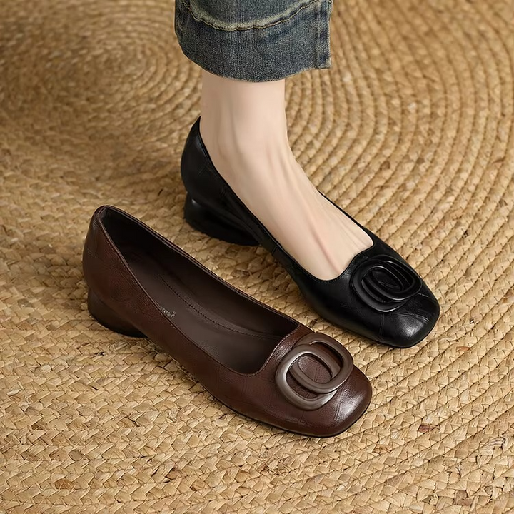 Luniva – Ballerine a Punta Quadrata