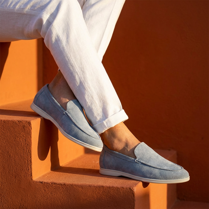 Tommy - Mocassini in Pelle Scamosciata Raffinati