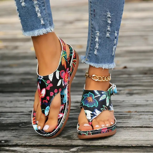 Calira – Sandali con Tacco a Zeppa