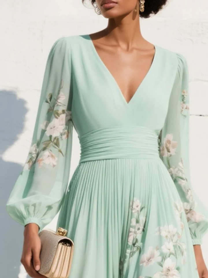 Nerise – Vita Definita, Stampa Floreale, Abito Midi