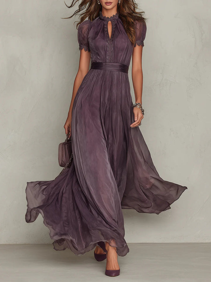 Mireva – Scollatura a Goccia in Chiffon – Abito