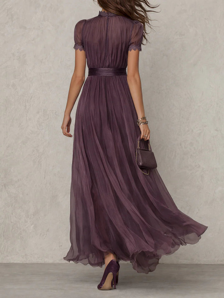 Mireva – Scollatura a Goccia in Chiffon – Abito