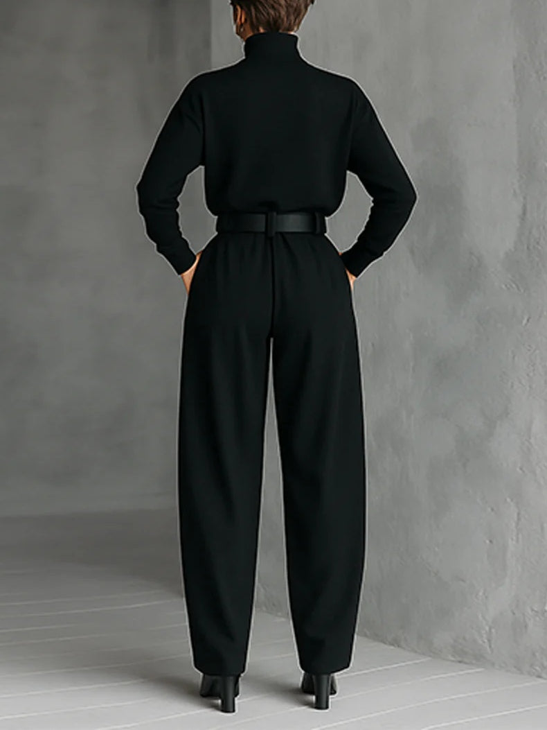 Avenya – Set con Top a Collo Alto e Pantaloni