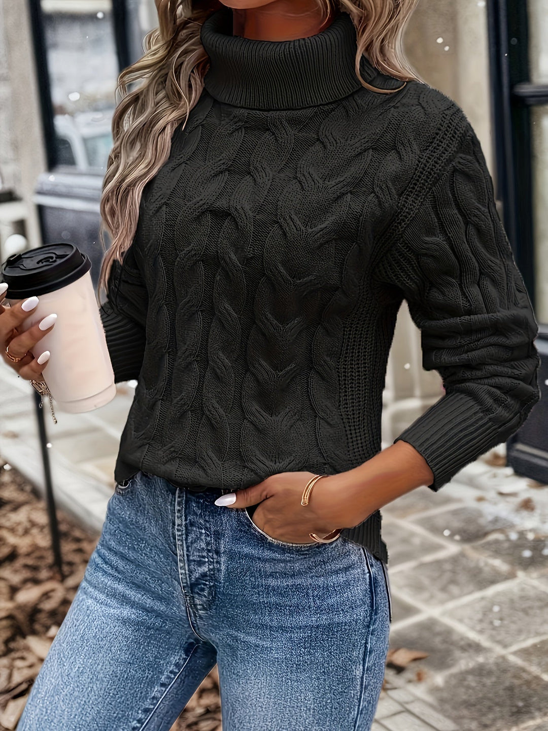 Tavina – Maglione a Collo Alto