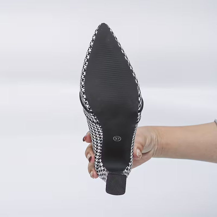 Ludlow - Scarpe con Tacco in Tessuto Pregiato Eleganti