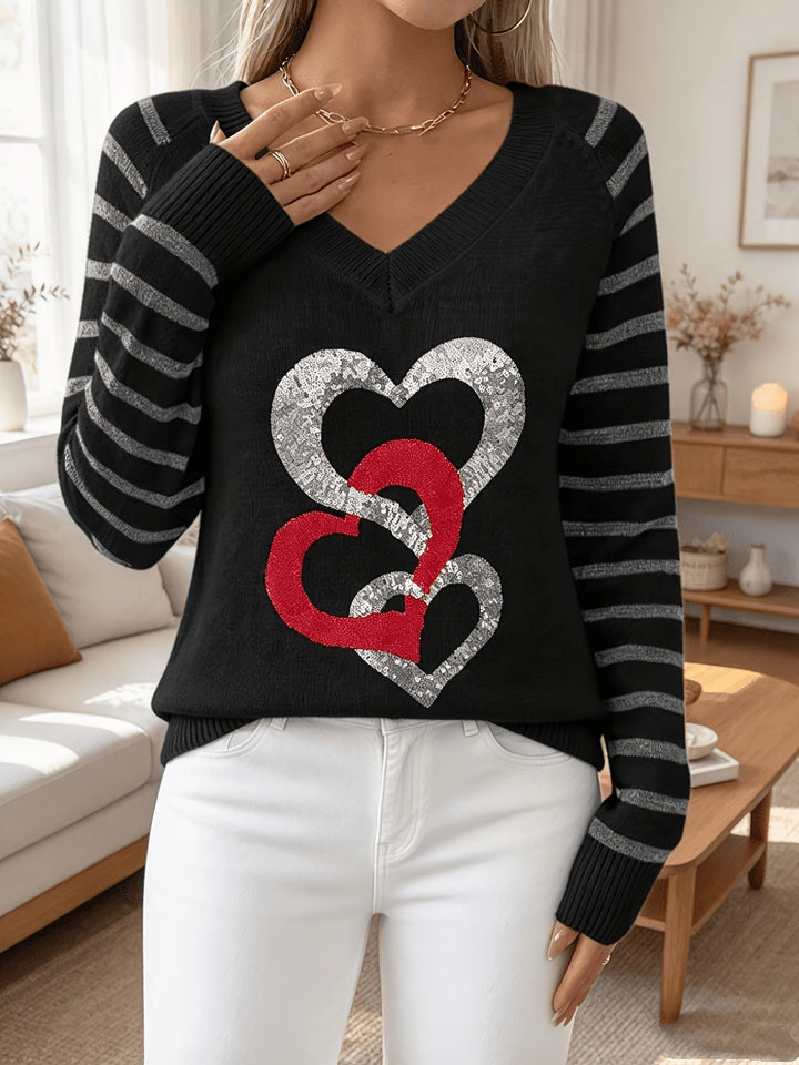 Velara – Con Paillettes in Maglia, Maglione