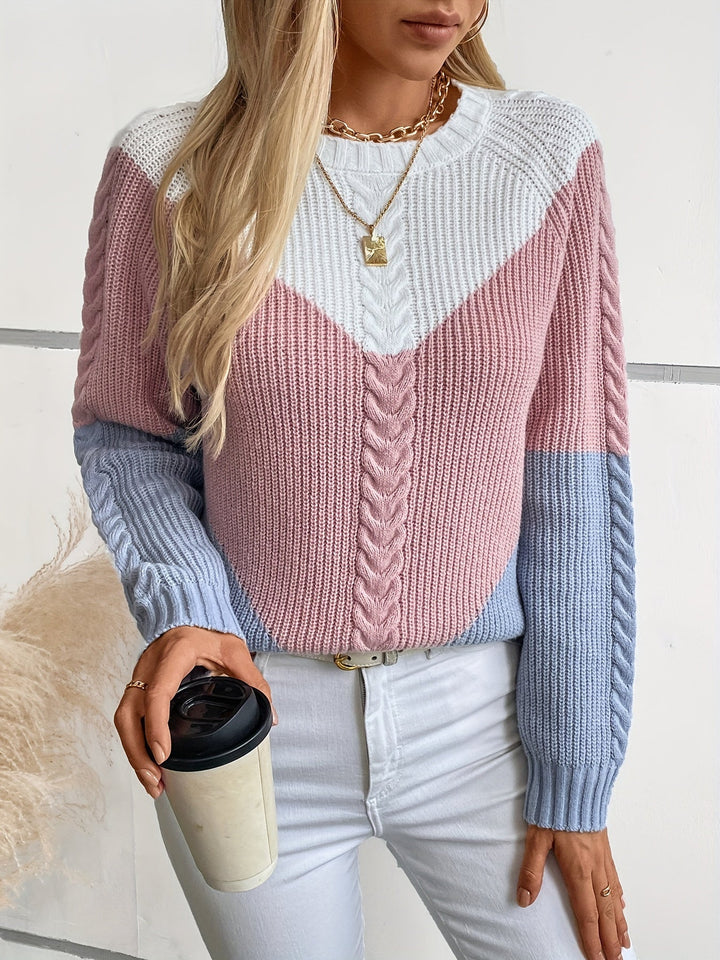 Kevara – A Blocchi di Colore in Maglia Maglione