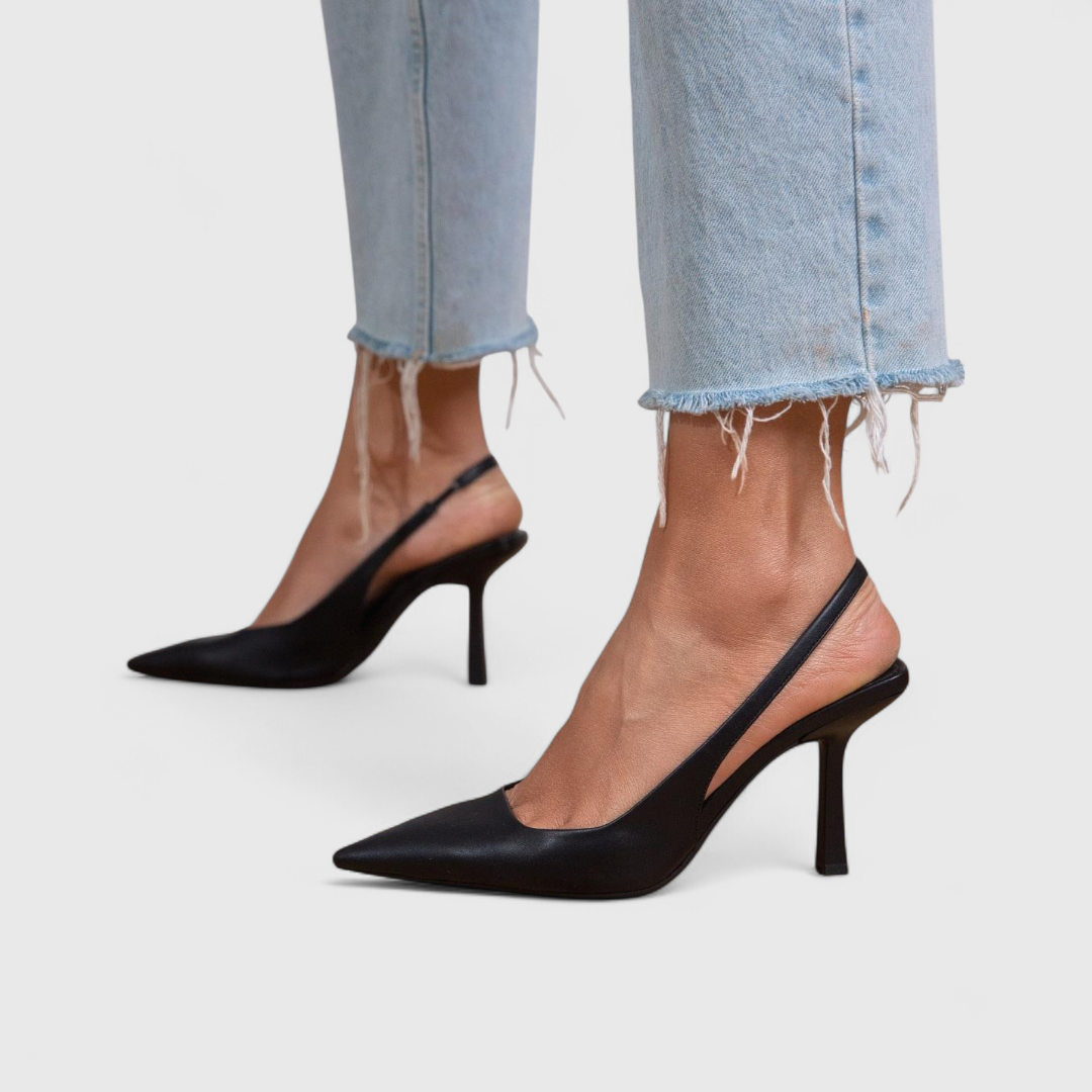 Kalira – Stampa Leopardata su Scarpe con Tacco