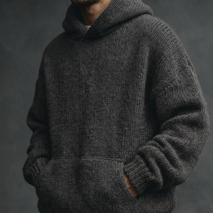 Ronan - Maglione con Cappuccio Facile da Sovrapporre