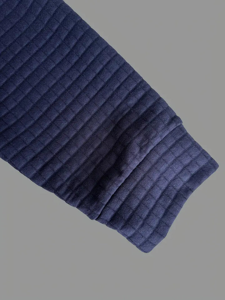 Everton - Maglione con Collo Polo in Maglia Tecnica Strutturata