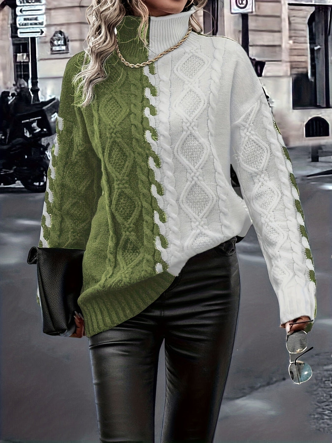 Nerise – A Righe Verticali in Maglia, Blusa