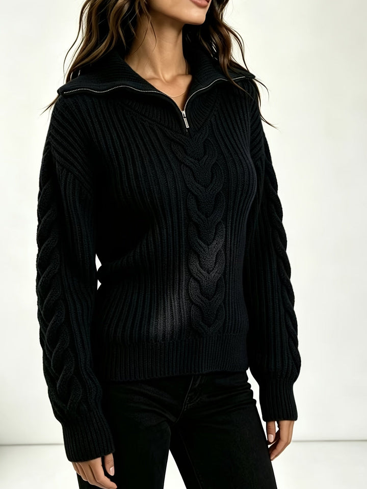 Nivara – Con Spalle Scoperte a Trecce Maglione