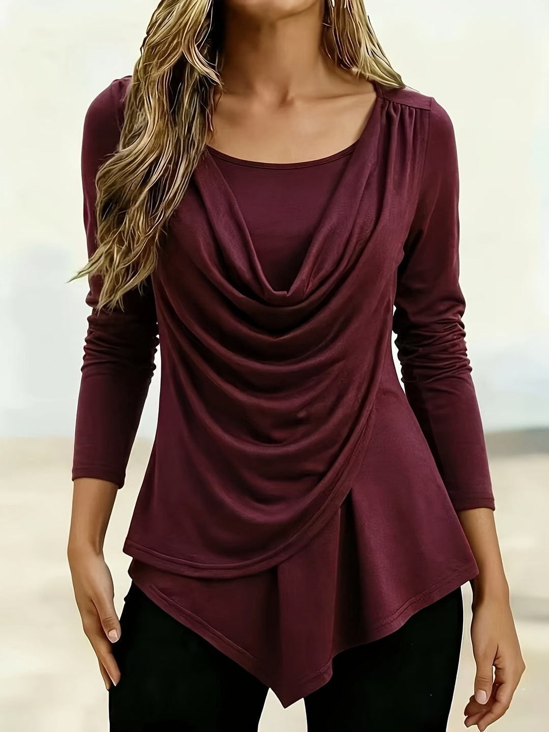 Arlysa – Girocollo in Jersey Elasticizzato T-shirt