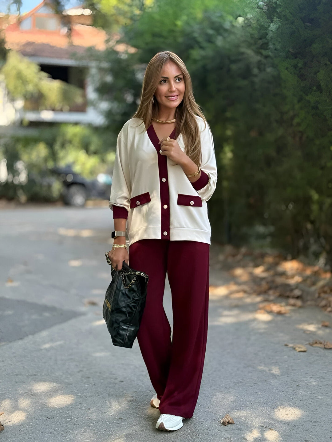 Evoria – Su Misura Completo Cardigan e Pantaloni