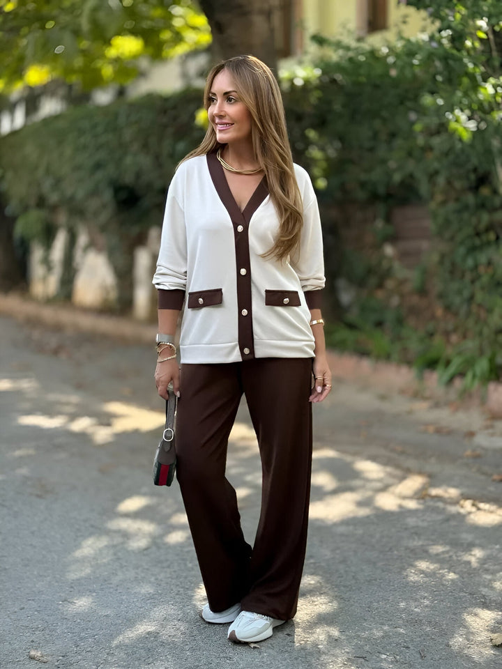 Evoria – Su Misura Completo Cardigan e Pantaloni