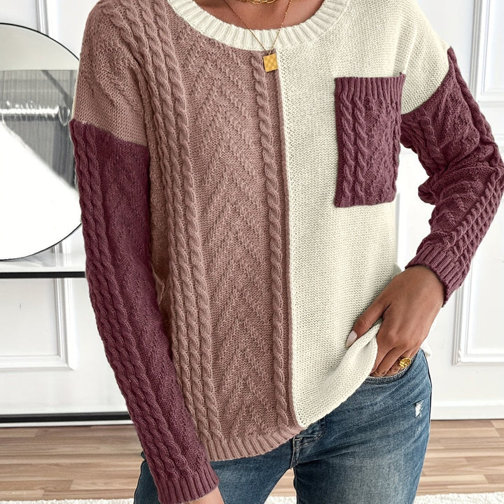 Nireva – A Blocchi di Colore in Maglia Maglione