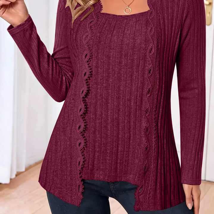 Zirela – A Strati in Maglia Stretch Top