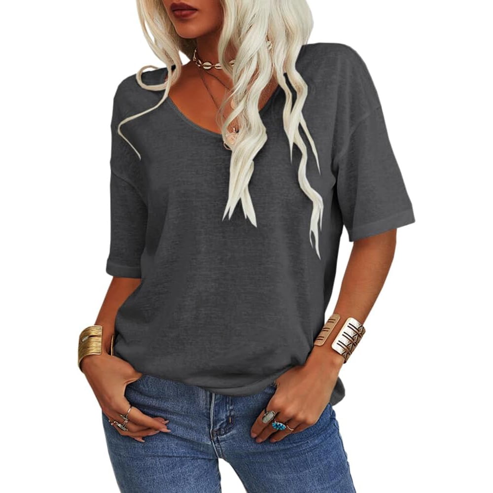 Kelira – Maniche a Petalo in Jersey Elasticizzato T-shirt