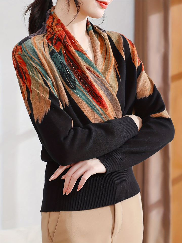 Rilena – Con Strass in Viscosa Maglione
