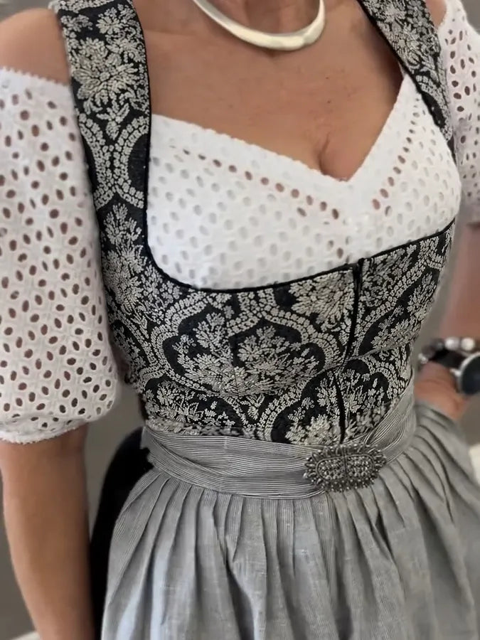 Nivara - Con Lacci in Jacquard Abito