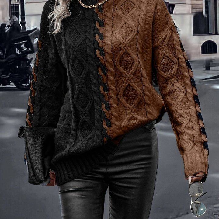 Nerise – A Righe Verticali in Maglia, Blusa