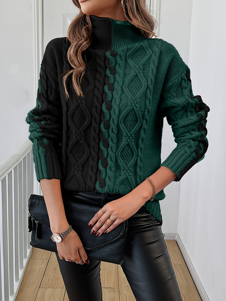 Nerise – A Righe Verticali in Maglia, Blusa