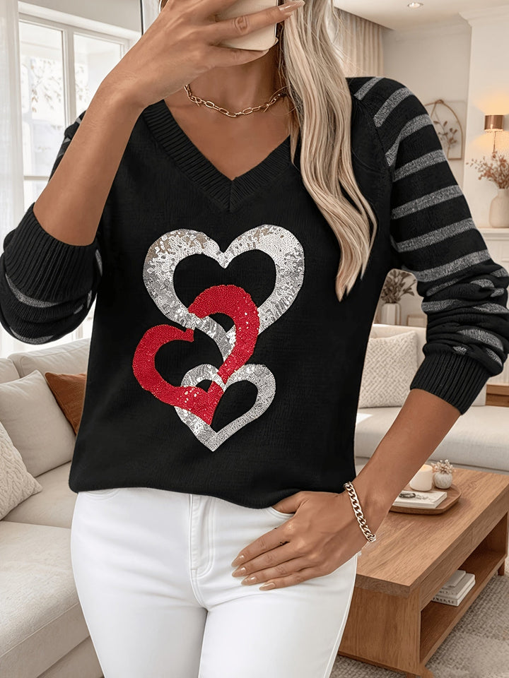 Velara – Con Paillettes in Maglia, Maglione