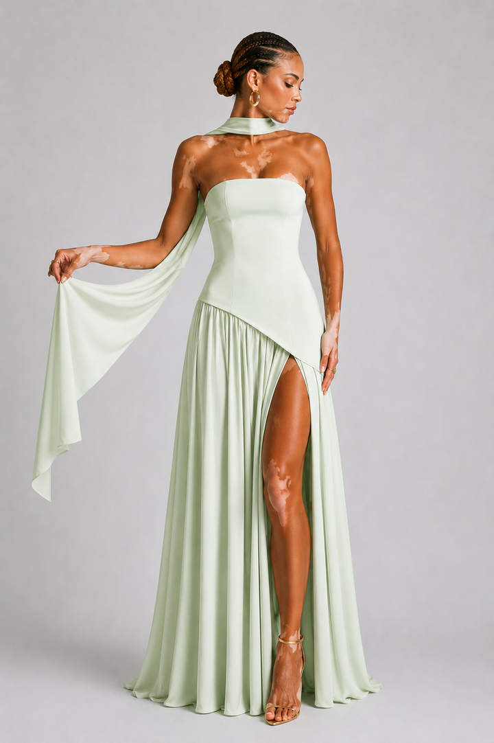 Eryla – Collo All'americana, Maxi Abito