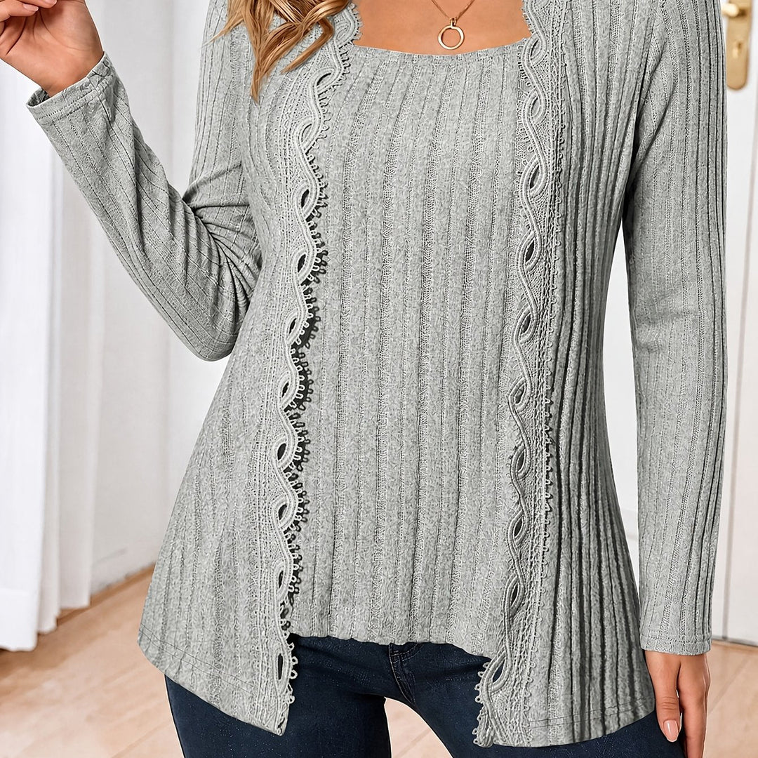 Zirela – A Strati in Maglia Stretch Top