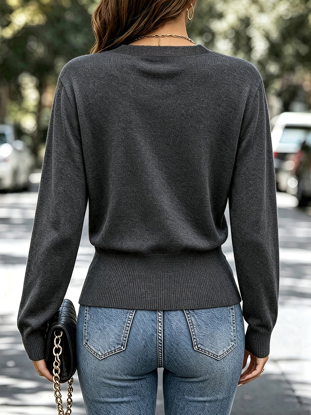 Calira – Maglione a Collo Incrociato