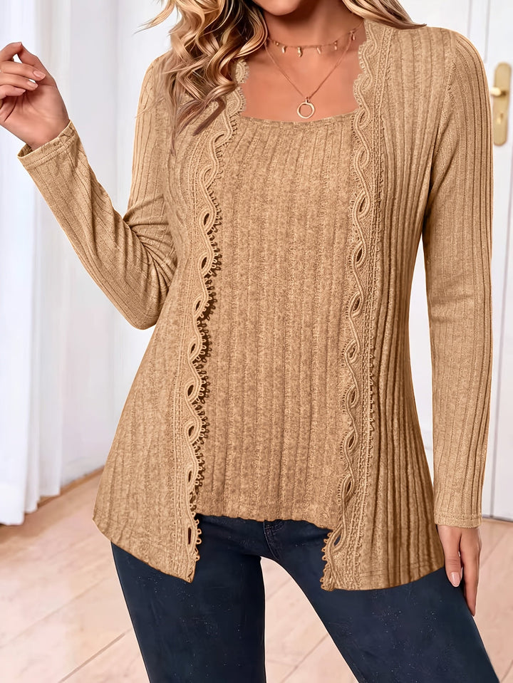 Zirela – A Strati in Maglia Stretch Top