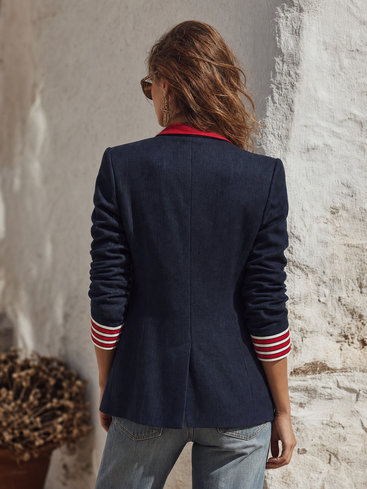 Naleva – Doppiopetto in Misto Cotone Blazer