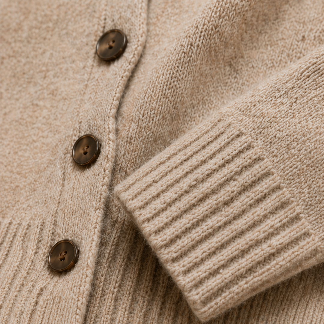 Leniva – Con Bottoni Frontali in Maglia Cardigan