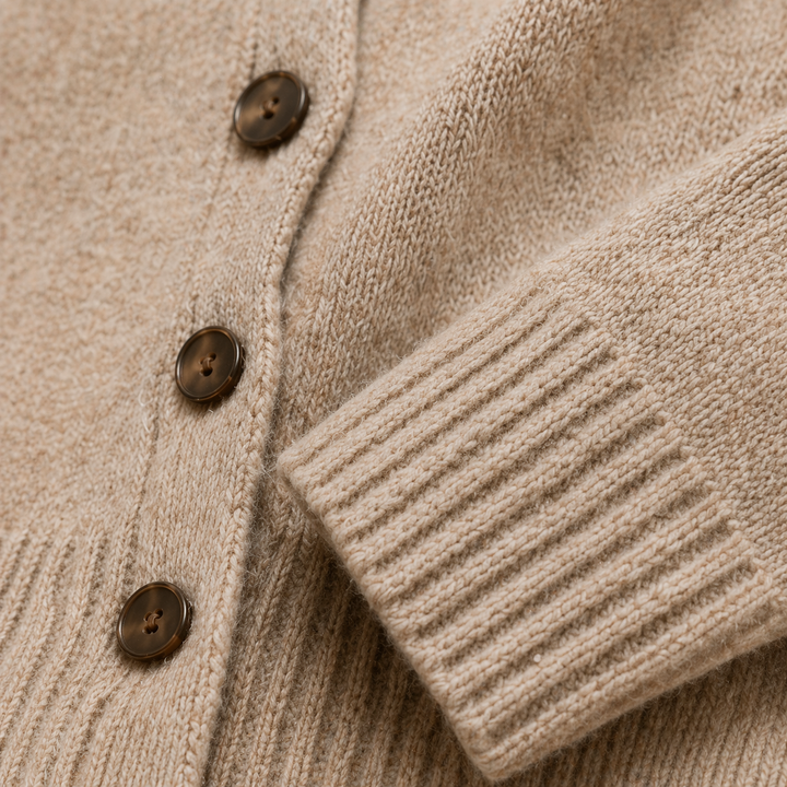 Leniva – Con Bottoni Frontali in Maglia Cardigan