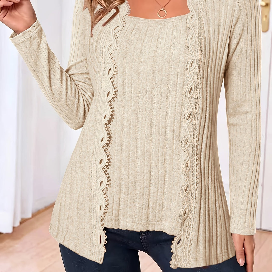 Zirela – A Strati in Maglia Stretch Top