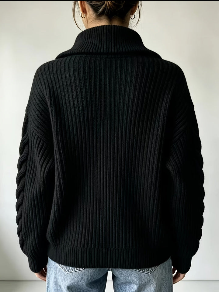 Nivara – Con Spalle Scoperte a Trecce Maglione