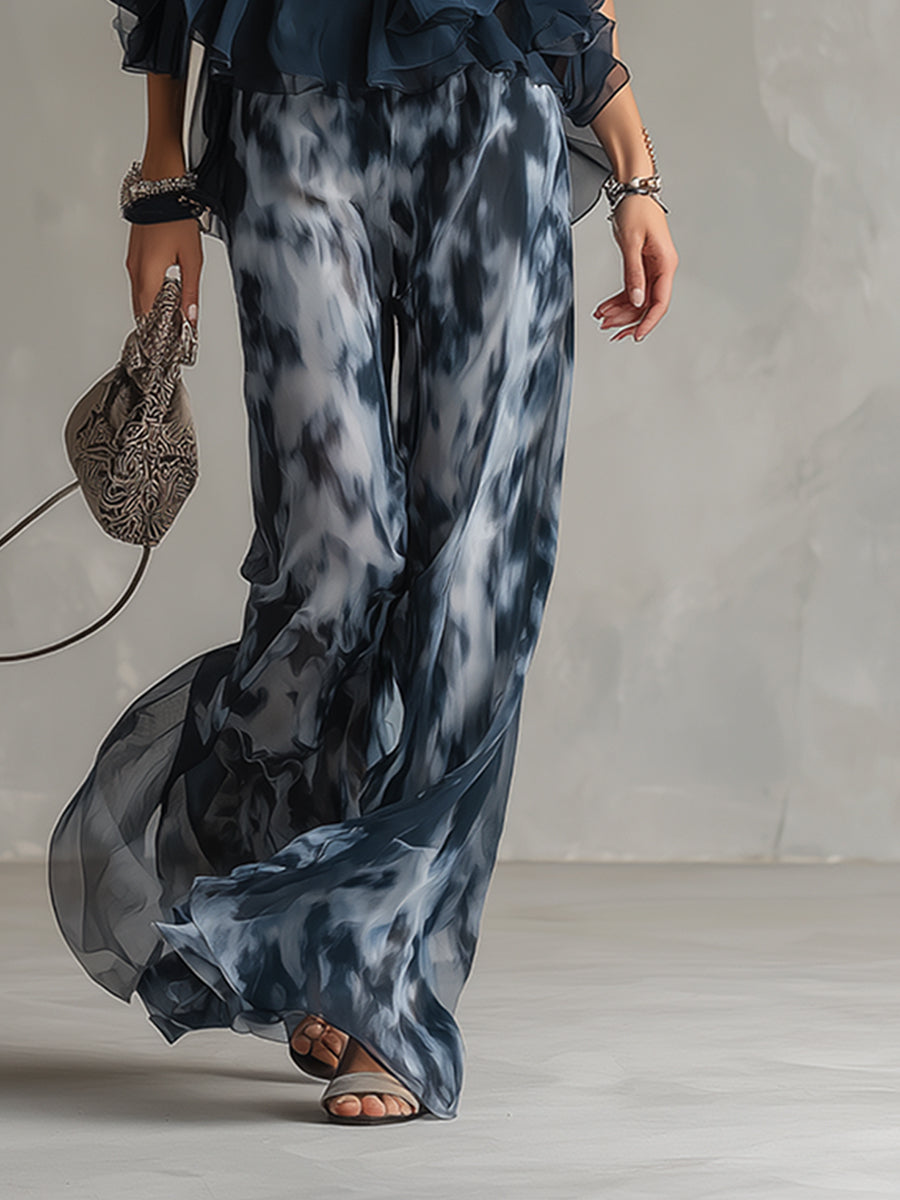 Rivana – Collo All'Americana in Chiffon Completo