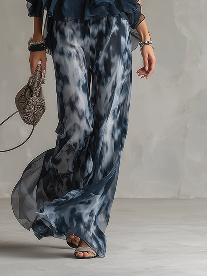 Rivana – Collo All'Americana in Chiffon Completo