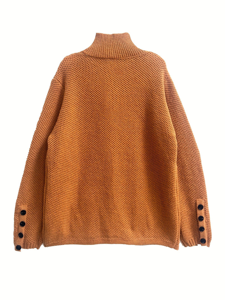 Vesara – Cardigan a Collo Alto