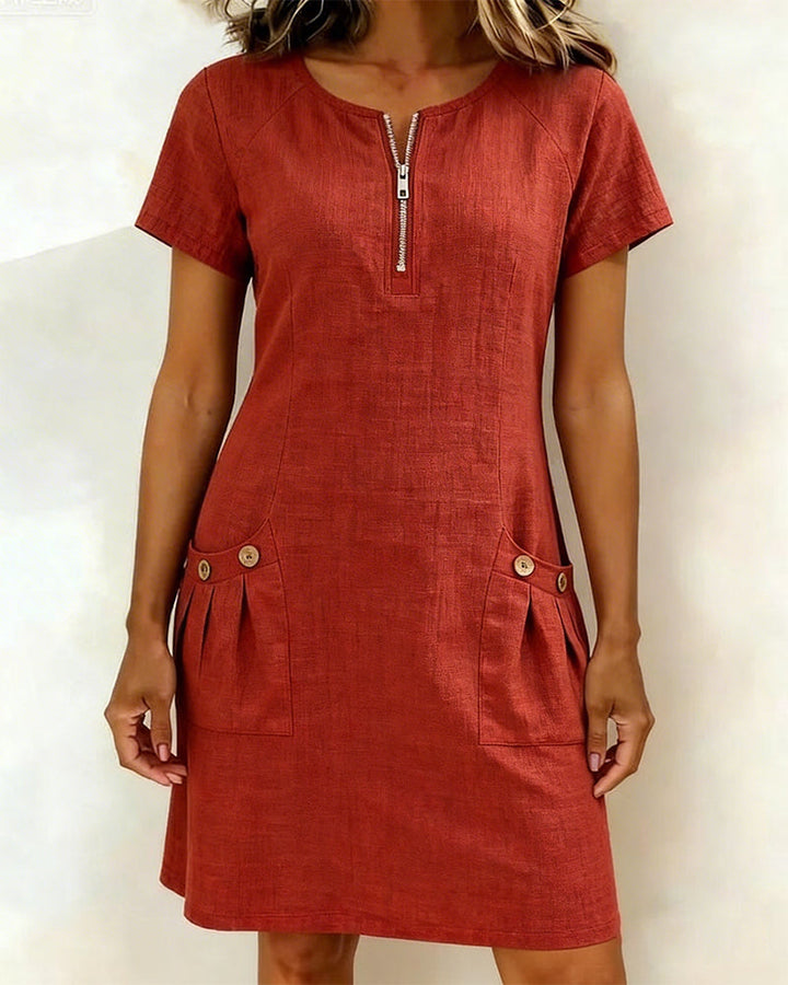 Renavi – Linea A in Cotone-Lino Abito