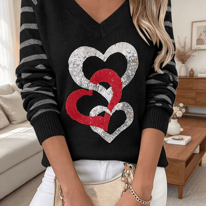 Velara – Con Paillettes in Maglia, Maglione