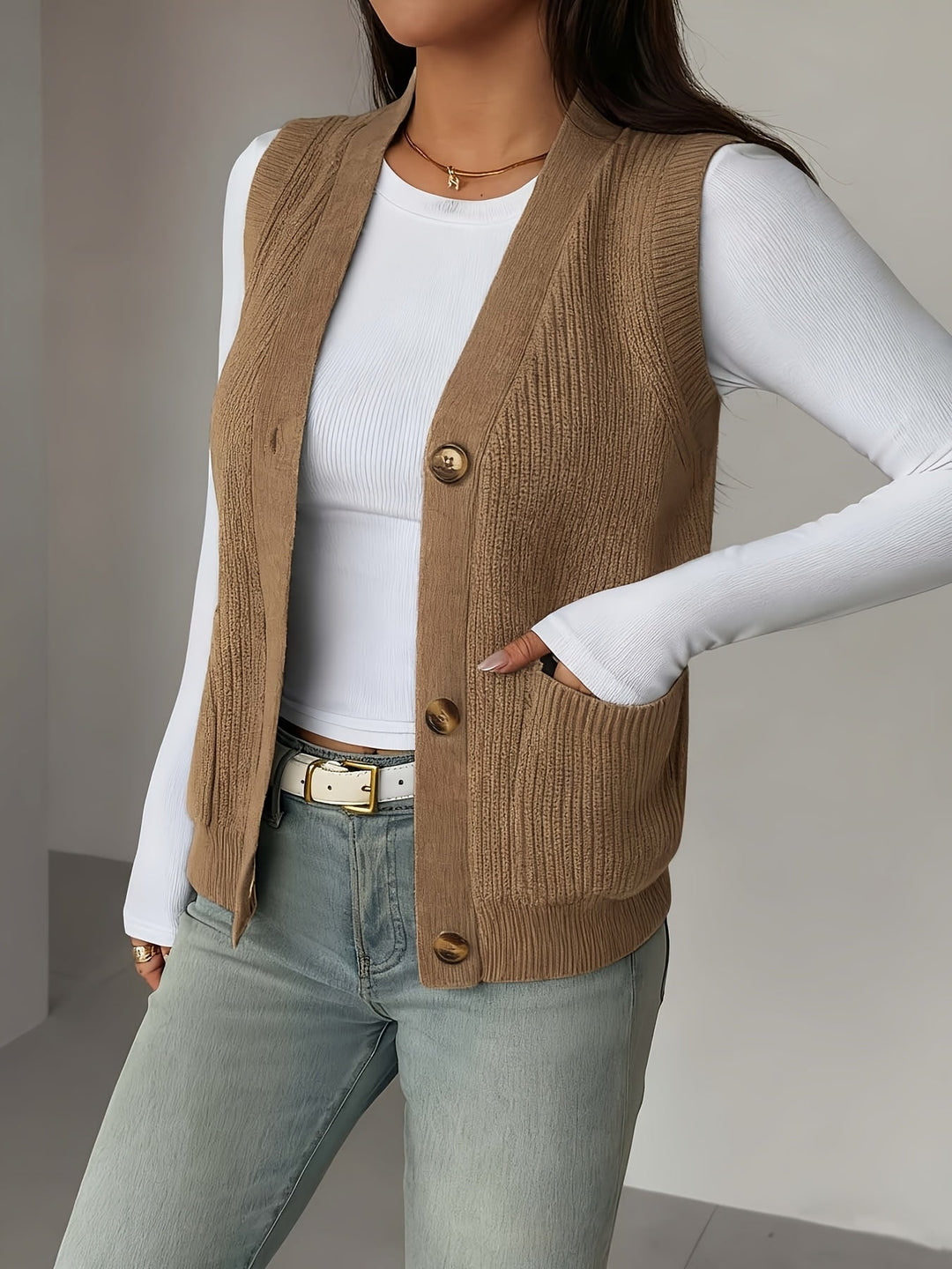 Vesara – Scollo a V Gilet