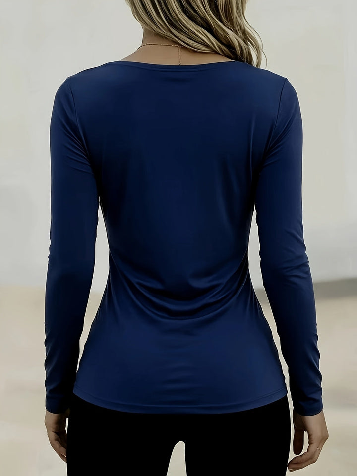 Arlysa – Girocollo in Jersey Elasticizzato T-shirt
