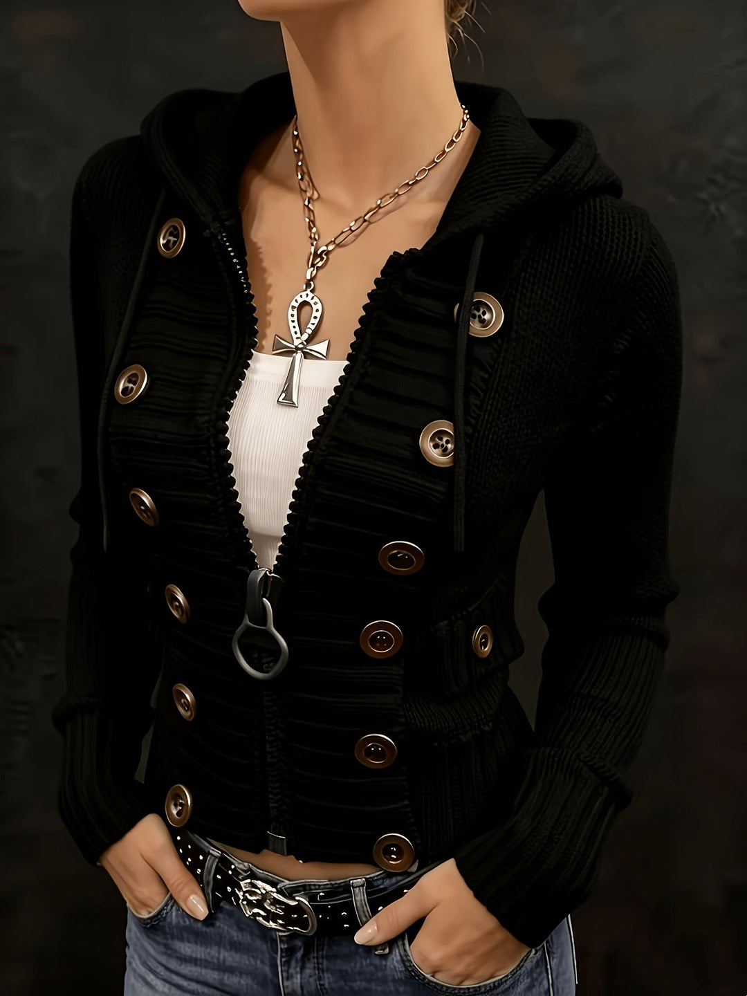 Nysera – Cardigan a Costine Verticali