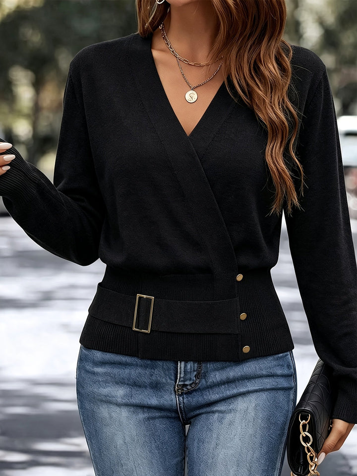 Calira – Maglione a Collo Incrociato