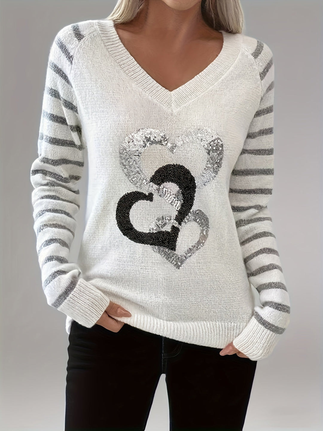 Velara – Con Paillettes in Maglia, Maglione
