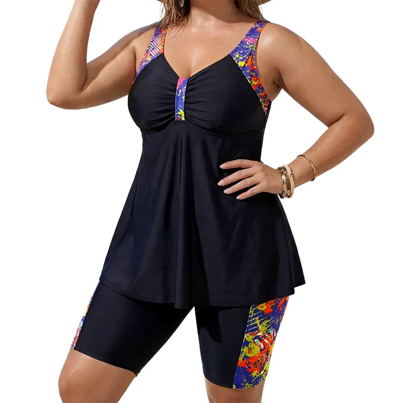 Soreli – A Gamba Larga in Stile Tankini Set di Shorts