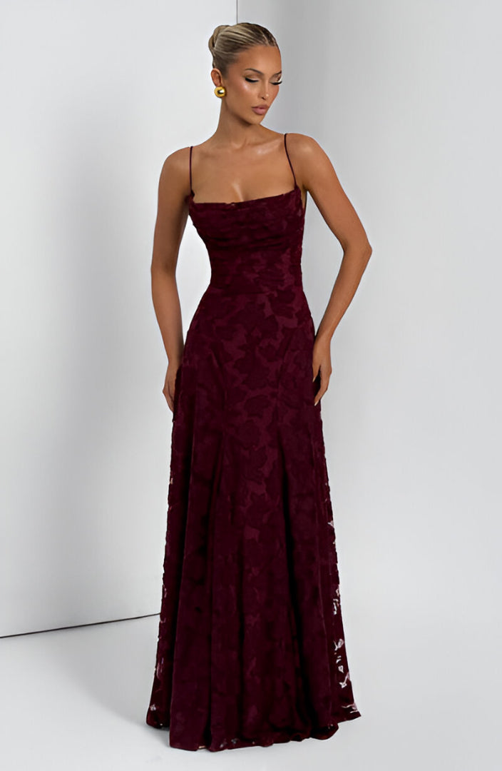 Caleia – Abito Maxi in Pizzo con Corsetto