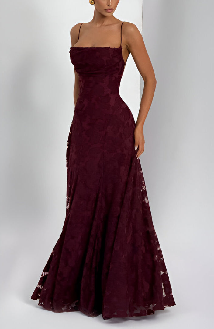 Caleia – Abito Maxi in Pizzo con Corsetto